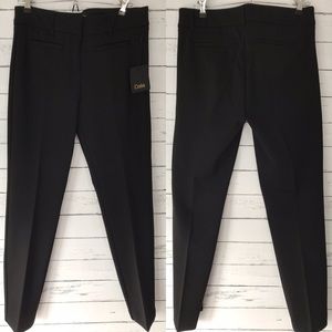 Dalia Straight Leg Black Pants